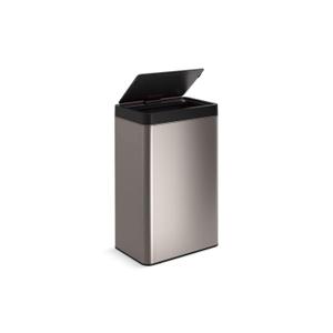 KOHLER 13-Gallon Touchless Stainless Steel Trash Can, Hands-Free Motion Sensor Lid, Durable, Fingerprint-Resistant, Easy to Clean, K-23825-ST