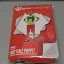 fun shack Fairytale Puppet Costume Kids, Kids Book Character Costumes Boys, Boys Halloween Costume (Large, Yellow)