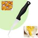 2 x Corn Peeler,Corn Stripper Tool,Corn knife for corn removal,Corn Cutter,Corn Peeling Knife,Corn Scraper,Quick Corn Grain removal, Kitchen Multifunctional Knife1Pcs