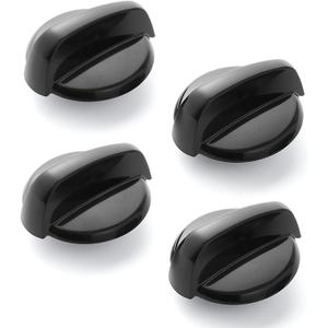 Allstare Upgraded WB03K10216 Stove knobs Replacement for GE Stove Parts Burner Knobs General Electric Gas Range Parts Black Stove Control Knobs GE Gas Cooktop Range Surface Burner Knob 4 Pcs