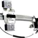 JC Whitney Window Regulator Compatible with 2000-2005 Buick Lesabre with Motor Rear, Passenger Side GM1551106 JB491705