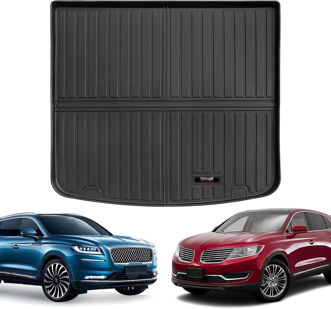 Custom for 2016-2018 Lincoln MKX/2019-2023 Lincoln Nautilus Cargo Mats Trunk Liner All Weather TPE Protection Mat Accessories (for 2016-2018 Lincoln MKX/2019-2023 Nautilus)