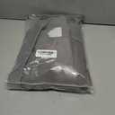 Hiasan Blackout Curtains for Bedroom, 42 x 63 Inches Length - Thermal Insulated & Light Blocking Window Curtains for Living Room, 2 Drape Panels Sewn with Tiebacks, Light Grey