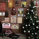 2 x Eletina Retro Metal Sign/Marlin Firearms Western Cowboy Metal Sign Vintage Metal Sign Wall Art Decoration Metal Sign 12 X 8 inch