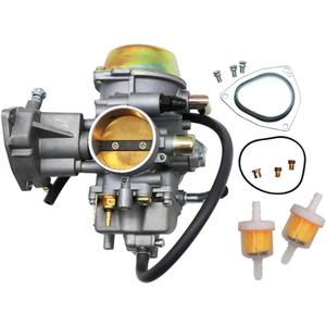 KIPA Carburetor For Yamaha RHINO 660 YFM660 YXR660FA YXR660FSE YXR660FH YXR660 Hunter UTV ATV 2004 2005 2006 2007 Replace OEM part number 5KM-14901-00-00 2Pcs New Main jets & 2Pcs Fuel Filters