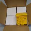 4 Pcs Money Box for Cash Gift Stocking Stuffers Plastic Cash Money Maze Puzzle Box for Adults Christmas Birthday Party Favors (Yellow)