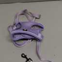 BELLA & PAL Small Dog Harness, Lavender, L, Animal Harness with Leash Set, No Pull, Step in, Reflective, Mesh, for Extra Small Dogs