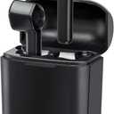 iLive Truly Wire-Free Bluetooth Earbuds, Sweatproof Design, Charging Case, Includes 3 Set of Ear Tips, Black (IAEBT300B)