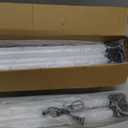 hykolity 4 Pack Linkable LED Shop Light for Garage, 2FT 22W Utility Light Fixture, 2500lm, 5000K Daylight LED Workbench Lighting with Power Cord, Hanging or Flush Mount, Black - ETL