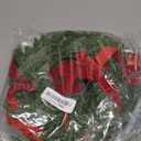 Artificial Norfolk Pine & Cedar Christmas Wreath with Velvet Bow – Real Touch Faux Greenery Holiday Front Door Decoration for Indoor Outdoor Use