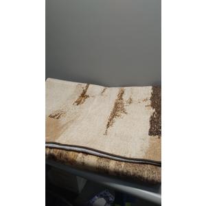 Kelarea Living Room Rug, 5x7 Rug Modern Abstract Washable Rugs Brown Foldable Faux Wool Vintage Carpets, Non Slip Rug for Bedroom, Dining Room, College Dorm, Kids Playroom, Home Office