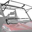 StarknightMT Ranger XP 1000 Flip Windshield, Ranger Front Full Windshield Compatible with Polaris Ranger XP 1000/ Crew XP 1000 2017-2026, Ranger 1000/ Crew 1000 2020-2026, Work with Grab Bar
