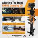 maXpeedingrods Front Strut for Honda Civic 2012 Sedan 1.8L 1.5L L4 | 172926 172925 Complete Shock Absorber Strut with Coil Spring Assembly Amortiguadores