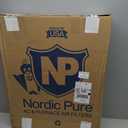 Nordic Pure 24x30x2 Pleated MERV 13 Air Filters 3 Pack | Actual Size: 23 1/2 x 29 1/2 x 1 3/4 Made in USA, Advanced HVAC Filtration, Mid-Sized Airborne Particles, Pet Dander & Smoke