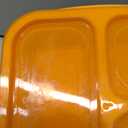 Caperci Bento Lunch Box Containers for Adults & Kids - 3-Compartment Reusable Meal Prep Containers with 2Pc Sauce Containers for School, Work, Travel, Wheat Straw, Set of 4 (Jewel Brights)