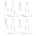 LIONWEI LIONWELI White Decorative Plate Stand Holder Picture Frame Stand Easel Display Stand