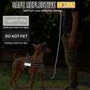 SlowTon No Pull Dog Harness - Heavy Duty Dog Harness and Leash Set for Medium Large Dogs, Reflective Tactical Harness with Soft Padded and Front Clip for Easy Walk and Training (B, XL)