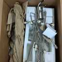 18 Lights Nickel Sputnik Chandeliers 47.2" Branch Chandeliers Modern Crystal Chandelier Modern Sputnik Chandelier Contemporary Mid Century for Kitchen Living Room(Dimmable Bulb & Remote Incl.)