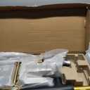 KOHLER 23765-BMB Tone Semi Professional Kitchen Faucet, Matte Black Moderne Brass