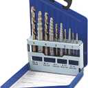 Irwin Tools IRWIN Screw Extractor/Drill Bit Set, 10-Piece (11119)
