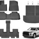 2024 Palisade 7 & 8 Seat Accessories (Sub Truck Mat+Trunk Mat with Backrest Mat+Floor Mats)