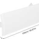 DOITOOL 41 Inch Adjustable Air Conditioner Deflector for Mini Split and Window Units Retractable Windshield with Anti-Direct Air Blow Design Easy Installation for Home and Office Cooling