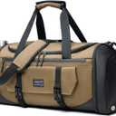 Gym Bags For Men & Women With Shoes Compartment And Wet Pocket, Sports Duffle Bag, Workout Bags For Gym Swimming Yoga,Waterproof Weekend Overnight Carry On Bag A-TG-003-Brown