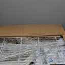 Ulif U13 Medium Over Washer and Dryer Storage Shelves, 6 Tiers Laundry Room Standing Shelf with 2 Hanger Rods, Space Saver Clothes Drying Rack, 57.8" W x 22" D x 77.4" H, White