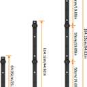 EVERYMATE Weight Plate Storage Rack, Olympic Weight Plate Holder, Bumper Plate Storage, Home Gym Organizer