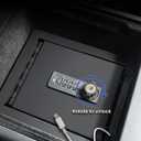 Center Console Safe Organizer Compatible with 2025 2026 Tesla Model Y Juniper & Model 3 Highland Armrest Lock Box Secure Vehicle Accessories with 4-digit Lock with Password Retrieval Key