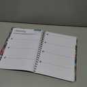 HARDCOVER 2026 Planner, 8.5"x11": 14 Months (November 2025 - December 2026), Daily Weekly Monthly Planner, Yearly Agenda, Bookmark, Pocket Folder and Sticky Note Set (Teal Floral)