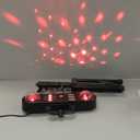 DJ Lights with Stand, 5 in 1 Party Bar Light Set with Rotating Ball, Strobe, UV, Colorful LED Par Light and Pattern, Sound Activated DJ Lighting System for Disco Stage Gig Band Wedding