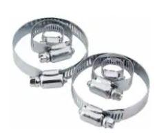 2 pcs Victor Hose Clamps #4 #12 #28