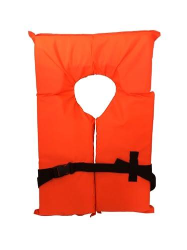 Spectrum Coast Guard Approved Life Jackets. Type II Keyhole Life Vest in Classic May West Style. Compliance Life Vests and Flotation Device. Adult or Youth Size. Adult Neon Orange