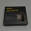 Electric Razor for Men, Head & Body Hair Shaver for Men, Cordless Rechargeable Wet/Dry Bald Head & Groin Waterproof Razor with Rotary Blades,Clippers, Beard Trimmer,Nose Trimmer, Brush (Gray)