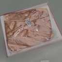 AWAYTR Silk Bonnet for Sleeping Women 100% Mulberry Silk Bonnet with Band 2 Layer Reversible Hair Bonnet Sleeping Hair Wrap (Pink/Beige)