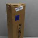 TONIAL Curtain Rods for Windows 48 to 84 Inch(4 to 7 ft), Telescoping Splicing 3/4 Single Rods 32 to 86 Inch Christmas Decorative Drapery Rod with Translucent Diamond Finial, Luxury Gold