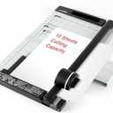 Carl, Professional Rotary Paper Trimmer 15-inch, 15 Sheet Cutting Capacity, Black and Silver
