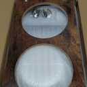 Elevated Dog Bowls, 3 Height Adjustable Raised Dog Water Food Bowl Wooden Metal Stand, 42OZ-Stainless Steel Bowls for Medium Small Dogs