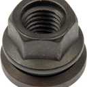 Dorman 611-196 Wheel Nut M14-2.0 Flanged Flat Face - 21mm Hex, 22.6mm Length Compatible with Select Ford / Lincoln Models, 10 Pack