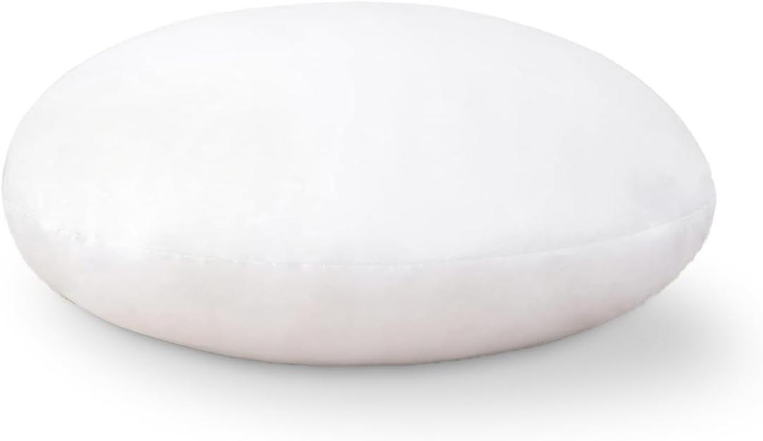 MIULEE 22 Inch Round Throw Pillows Pillow Insert, Floor Pillow Form Stuffer Sham for Decorative Cushion Bed Couch Sofa Wedding (22x22 Inch (Pack of 1))