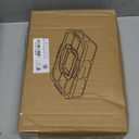 Snackle Box Container, Portable 9 Compartments Divided Serving Tray with Lid and Handle, Clear Snack Box, Stackable Snack Platters Organizer for Fruits, Candies, Vegetables, Nuts-1 Pack (Square-1pcs (White))