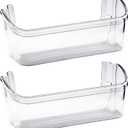 AMI PARTS 240363702 Refrigerator Door Bin Side Shelf Fit for Frigi-daire, Ken-more Refrigerator - Replaces 240363704, 240363705, 240363708, AP2116106, PS430207 (2 Pack)