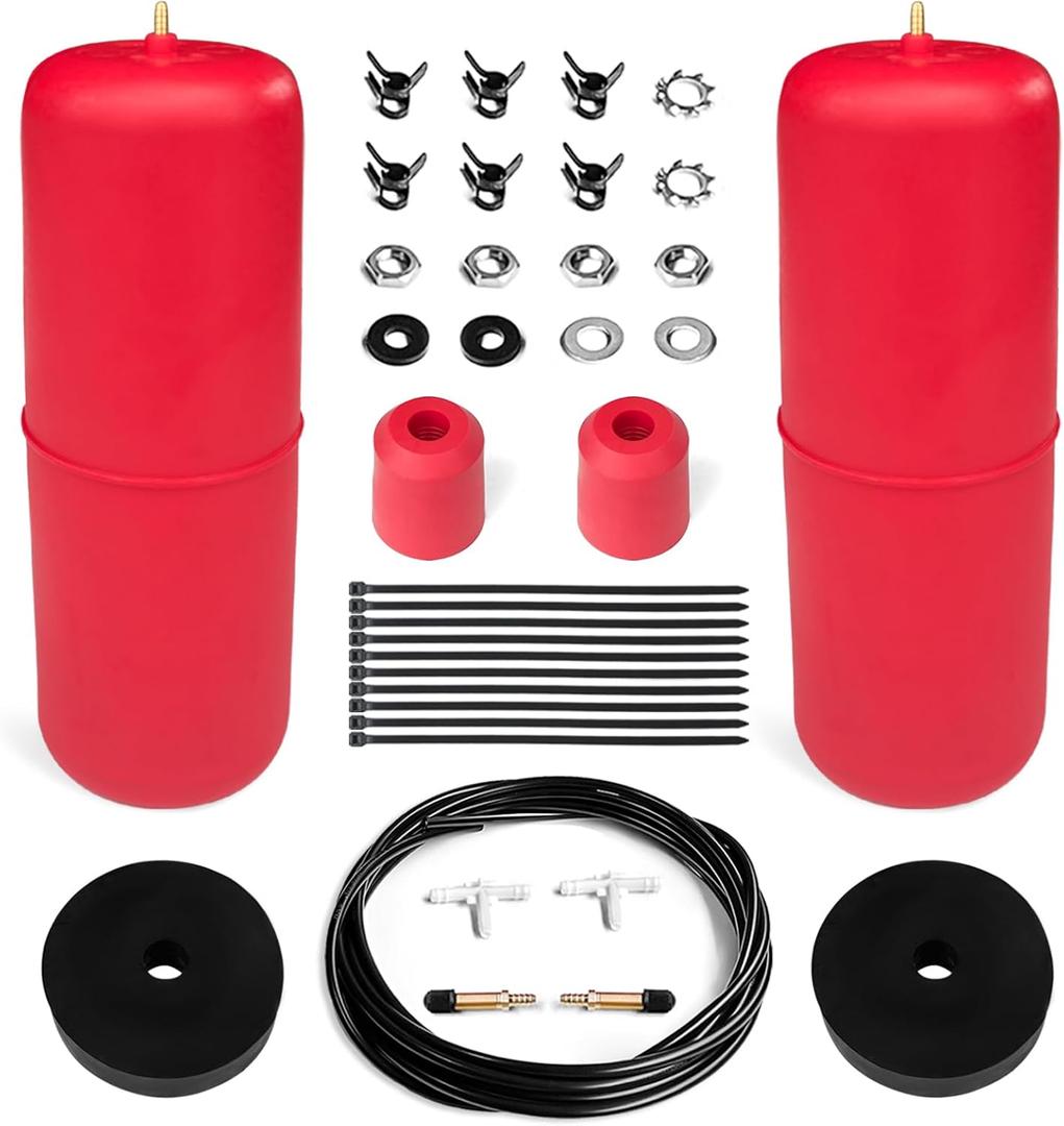 Air Spring Bag Suspension Kit Compatible with 2005-2019 F-ord F/250 F-350 F-450 Super Duty Pickup OEM Number Replace 80537 Up to 1,000 lbs