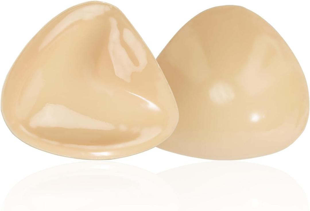 Push Up Sticky Inserts Double-Sided Adhesive Ultra Boost Padding Inserts for Bikini Swimsuit Sports Strapless Bra Pads