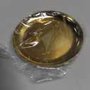 2 Pack 4 Inch Small Gold Tray, Palm-Sized Gold Jewelry Tray,Small Stainless Steel Tray for Jewelry, Vanity, Kitchen, Bathroom