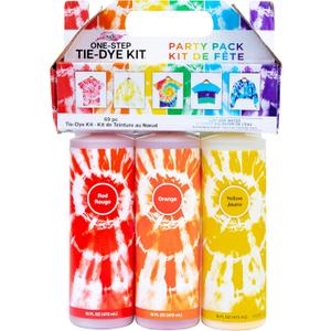 Tulip One-Step Tie-Dye Kit Extra Large Block Party 16 oz Easy Squeeze Bottles, All-in-1 Kit for Group Activity Tie-Dye, 6, Vibrant Colors