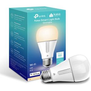 Kasa Smart Light Bulb KL110, LED Wi-Fi smart bulb works with Alexa and Google Home, A19 Dimmable, 2.4Ghz, No Hub Required, 800LM Soft White (2700K), 9W (60W Equivalent)