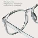 MIGSIR 6 Pack Blue Light Blocking Glasses for Women Men Stylish Computer & Gaming Glasses, Fashion Square Frame Eyewear