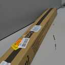 Tension Curtain Rod by EZFurni, 42-123 Inches, Heavy Duty Tension Rods for Windows, Adjustable Spring Loaded Curtain Rods No Drilling, Renter Friendly, Hold Up Blackout Curtains and Non Slip, White